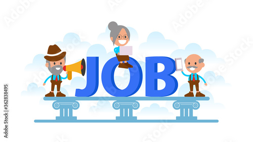 Job search for older workers.
