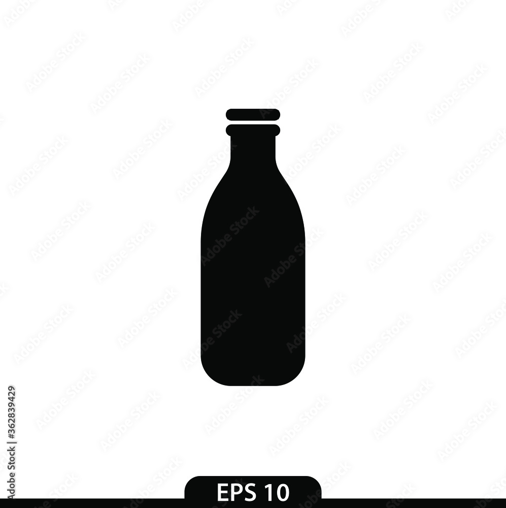 Bottle icon vector Bottle icon vector