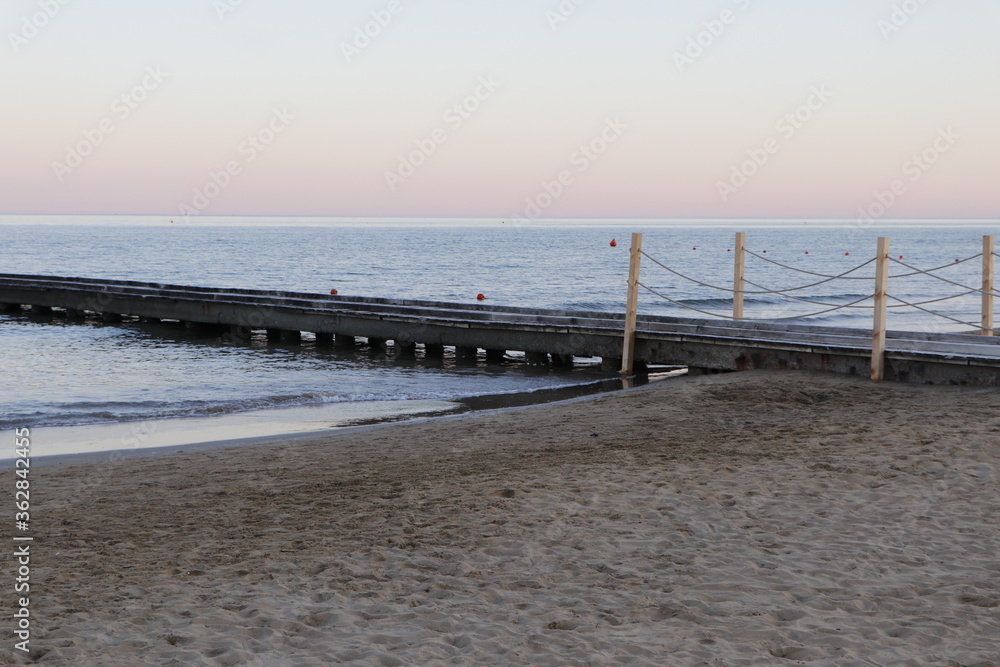 pier on the beach pier on the beach