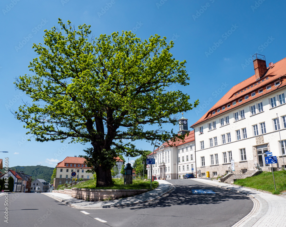 Rathaus von Zella-Mehlis in Thüringen