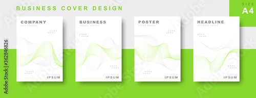 Set of business cover design