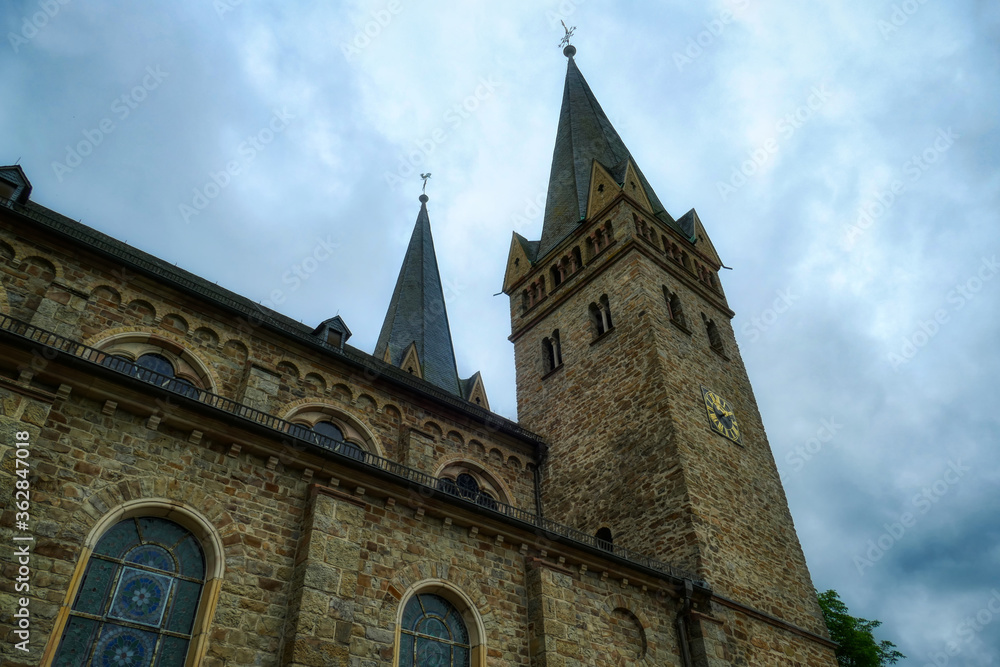 Kirchtürme des Doms in Dattenfeld im Siegtal