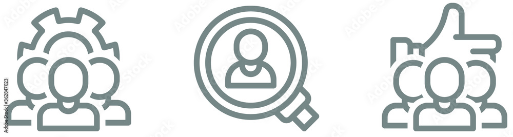 Search for Candidates Icon set. Contains such Icons as People selection, Test, Recruitment, Job, Human resource, Scale Team, and more. 48x48px. Pixel Perfect. Vector icon. Search for Candidates Icon set. Contains such Icons as People selection, Test, Recruitment, Job, Human resource, Scale Team, and more. 48x48px. Pixel Perfect. Vector icon.