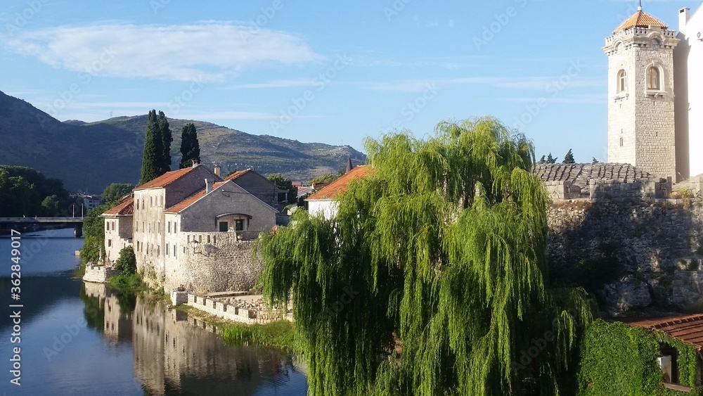 Trebinje, on the banks of Trebišnjica river