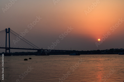 Sunset at the bridge