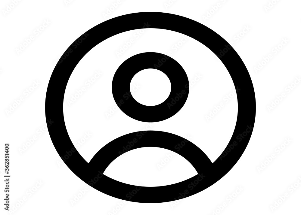 User Icon - Person Profile Avatar Sign of Human Symbol in Glyph Pictogram Vector illustration User Icon - Person Profile Avatar Sign of Human Symbol in Glyph Pictogram Vector illustration