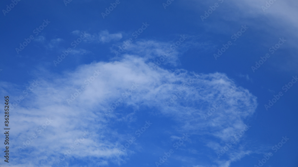 Fototapeta premium Fantasy white clouds with blue sky background