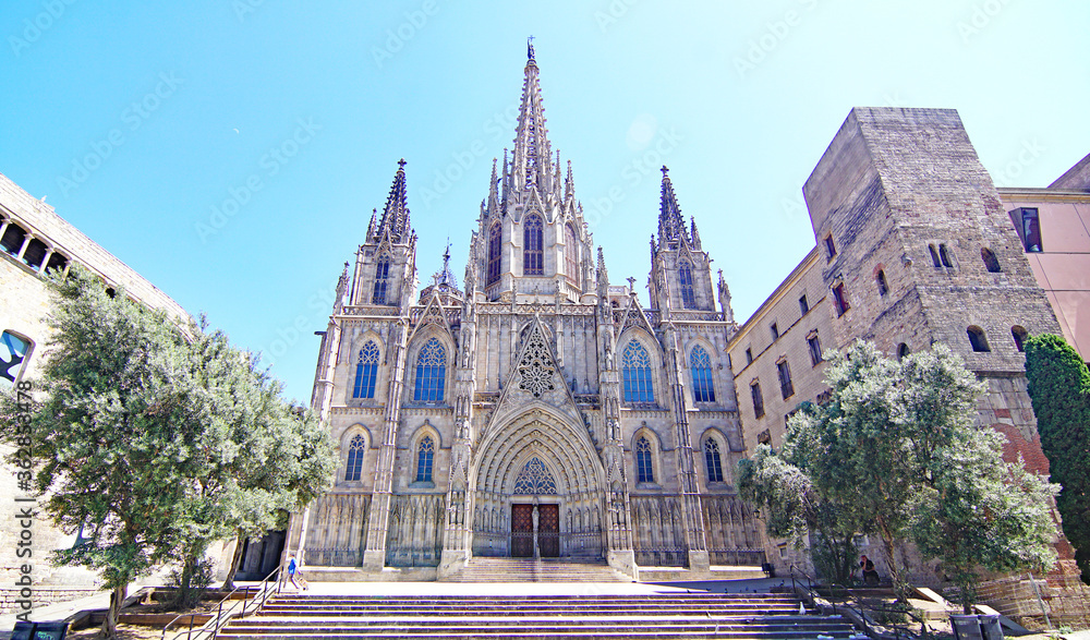 Obraz premium Barcelona Cathedral, Catalunya, Spain, Europe