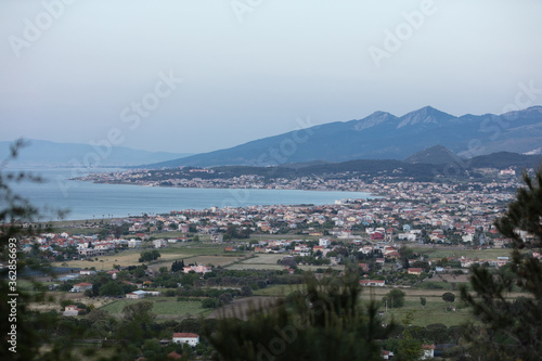 iskele-karantina/ Urla / Izmir / Turkey, MAY 11, 2020, Views from a small sea town