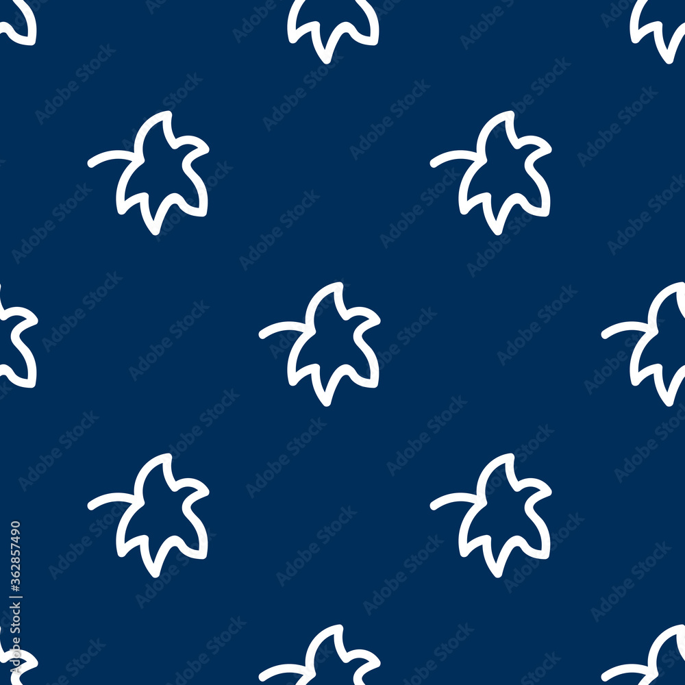 Seamless pattern with grapes in blue and white colors. Light pattern on a dark background with doodles for printing on fabrics, paper, packaging. Vector illustration Seamless pattern with grapes in blue and white colors. Light pattern on a dark background with doodles for printing on fabrics, paper, packaging. Vector illustration