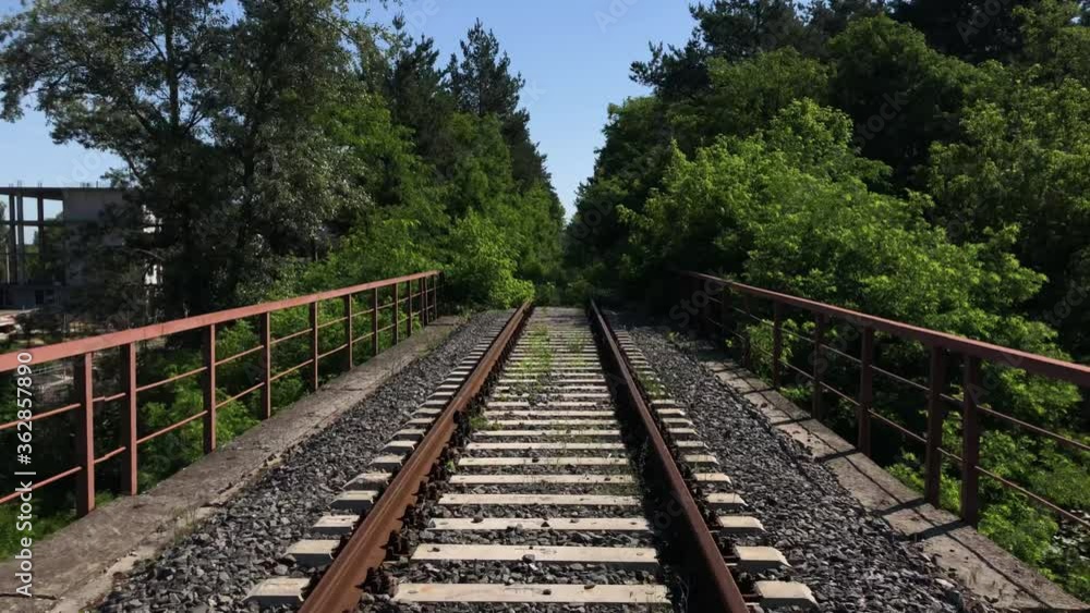 Abandoned rusty railroad Abandoned rusty railroad