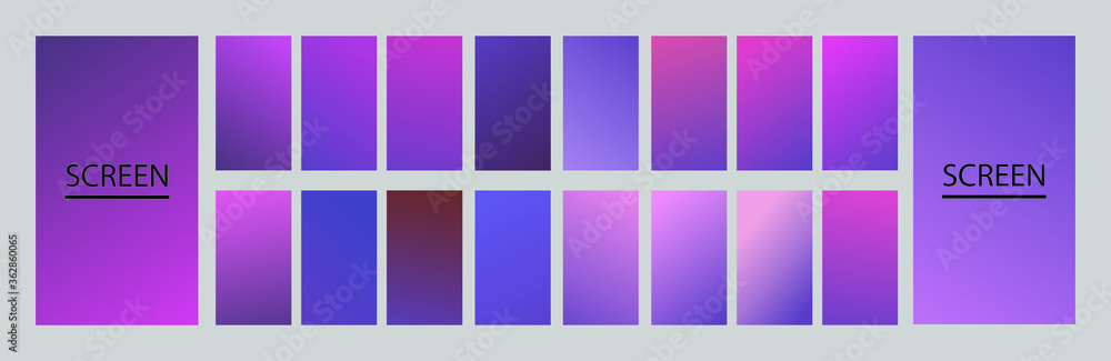 Fototapeta premium Purple and violet Modern vibrant gradient background. Creative template for design, cover, banner, poster, mobile app