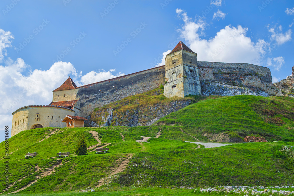 Rasnov medieval fortress in Transylvania