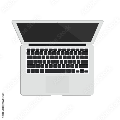 vector illustration of laptop