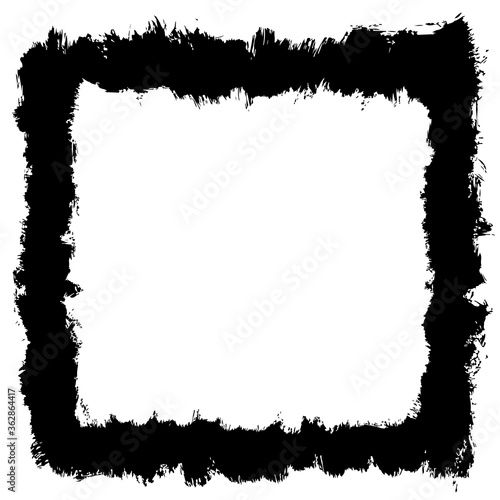 black grungy frame