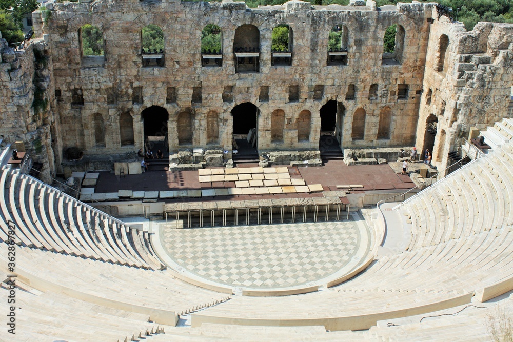 The Odeon of Athens or Odeon of Pericles in Athens