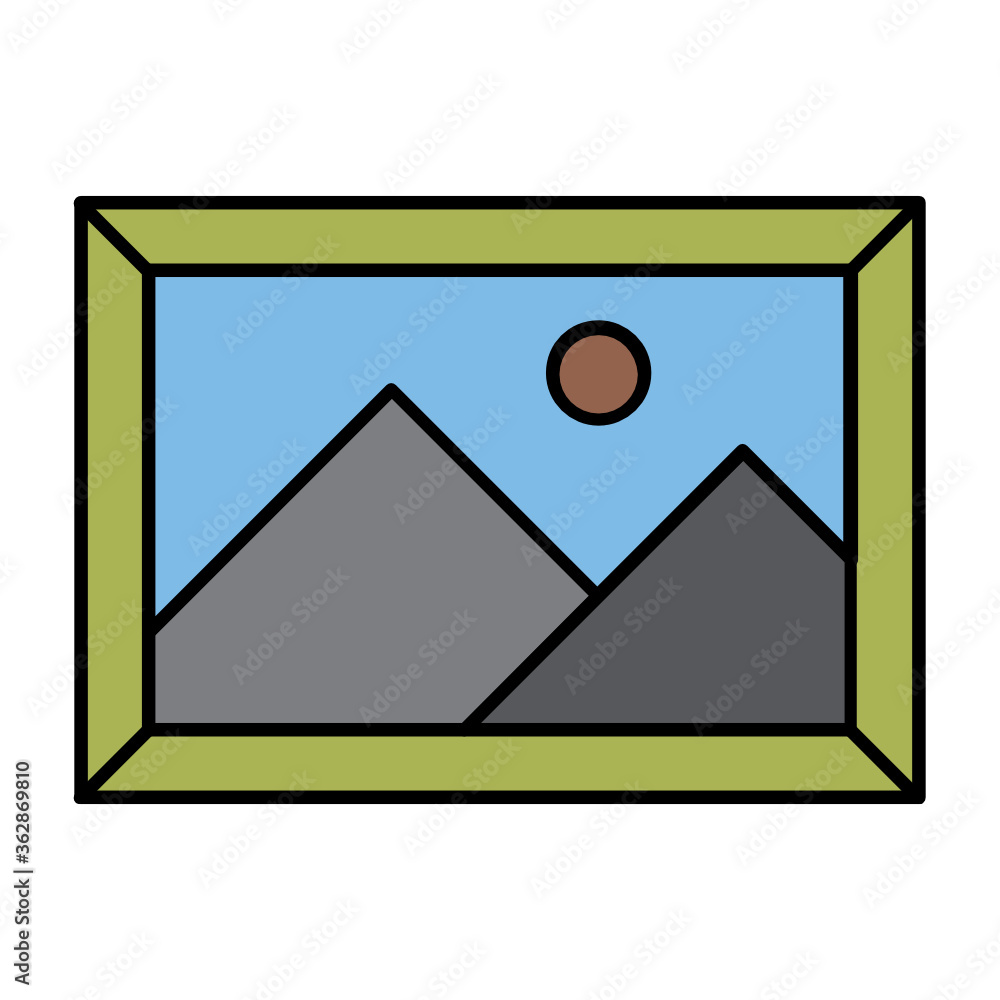Office Wall Decoration Element, Wall painting Home decor concept Icon Office Wall Decoration Element, Wall painting Home decor concept Icon