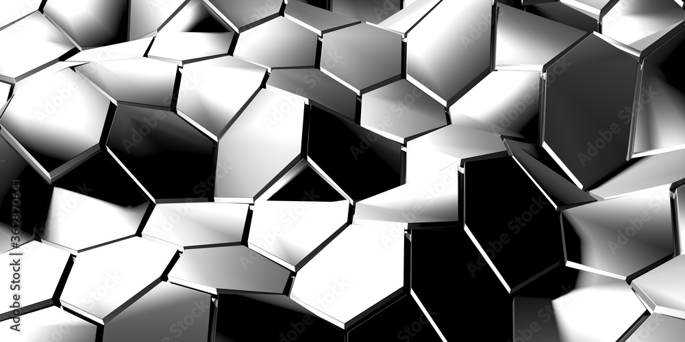 Chrome Metallic Glossy Futuristic Background Chrome Metallic Glossy Futuristic Background