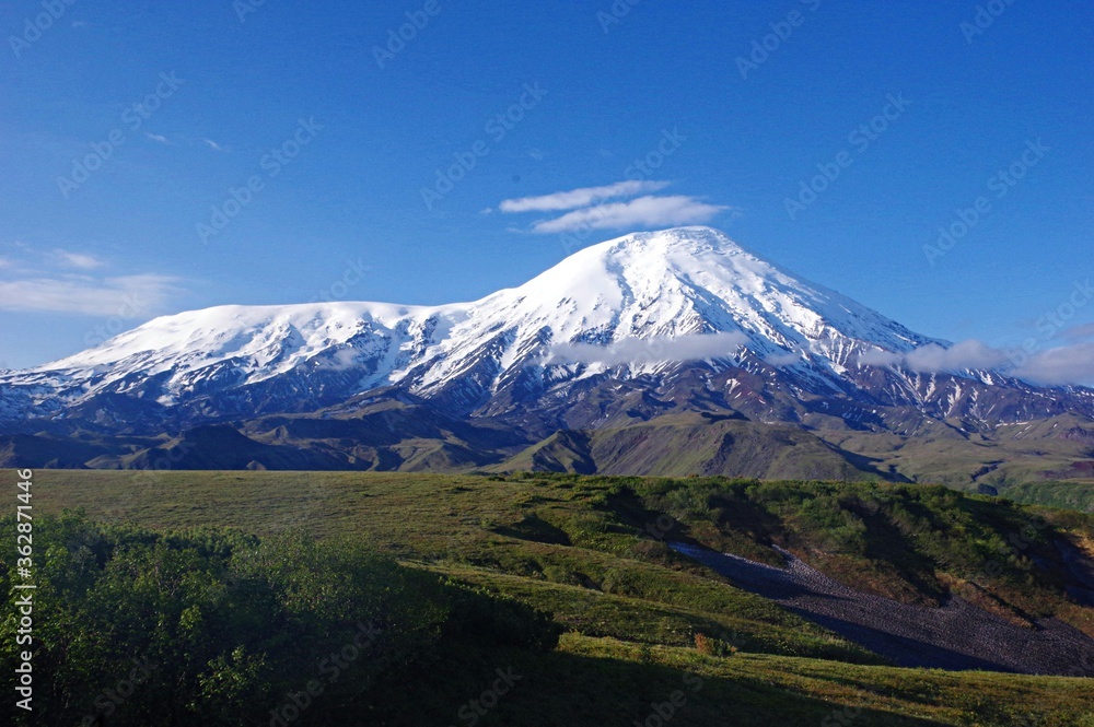Mountain landscapes of Kamchatka