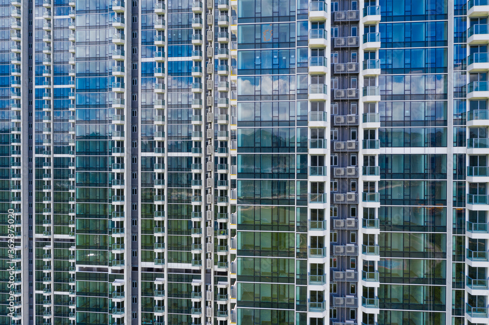 Exterior of modern building facade Exterior of modern building facade