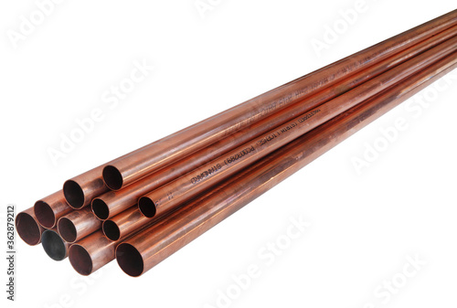 Copper tubing is most often used for heating systems, and as a refrigerant line in HVAC systems.