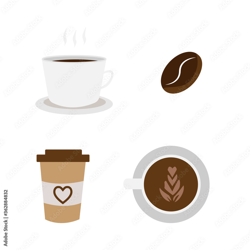 Obraz premium Coffee set