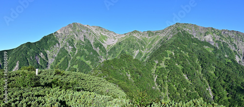 南アルプス赤石岳