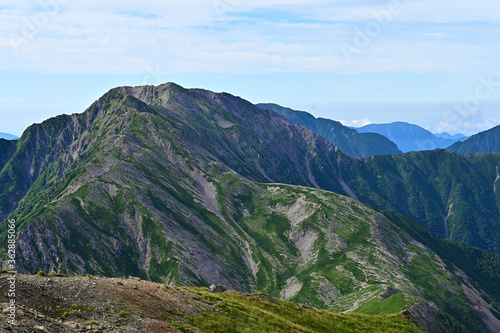 南アルプス赤石岳