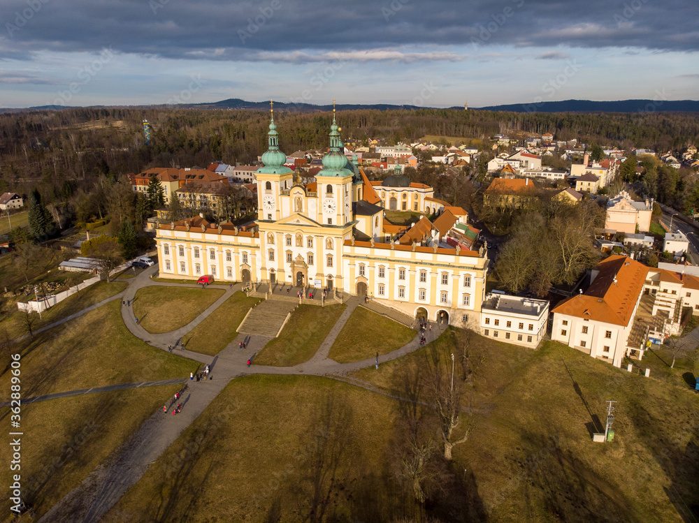 panorama castle of Saint Hill Olomouc
