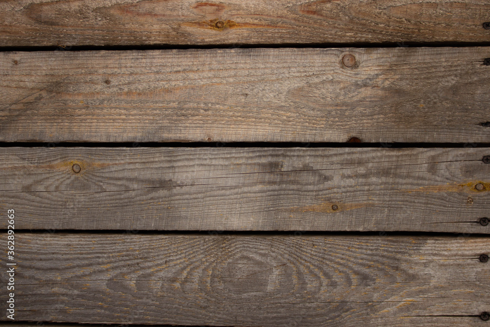 Old wooden plank wall, background for design and decoration Old wooden plank wall, background for design and decoration