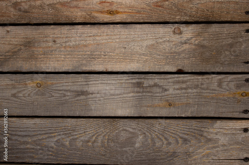 Old wooden plank wall, background for design and decoration