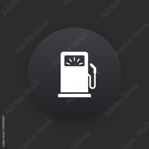 Pump -  Matte Black Web Button