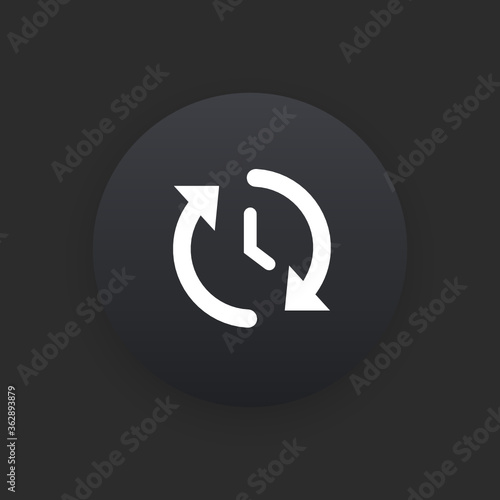 System Restore -  Matte Black Web Button