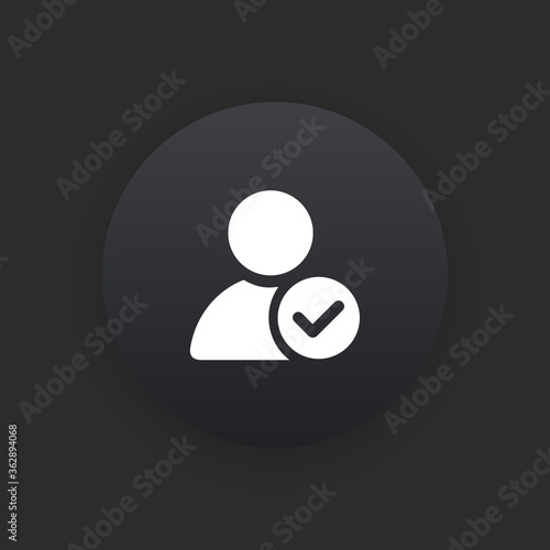 Verified User -  Matte Black Web Button