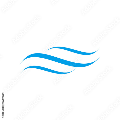 Wallpaper Mural Wave icon logo design template Torontodigital.ca