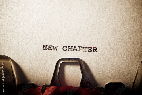 Foto New chapter text