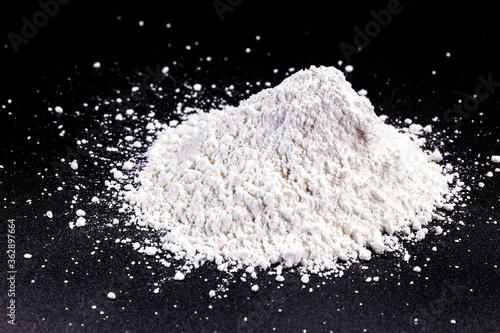 Kaolin or kaolin is an ore composed of hydrated aluminum silicates, such as kaolinite and haloisite photo