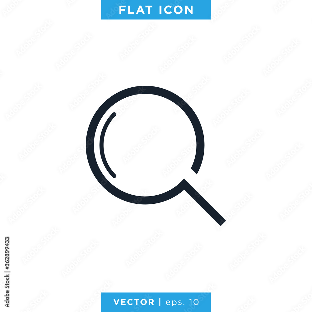 Magnifying Glass Icon Vector Design Template Magnifying Glass Icon Vector Design Template