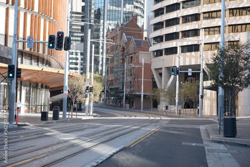 Photography "Sydney, NSW / Australia - April 17, 2020: Sydney Opera House and Circular Quay
