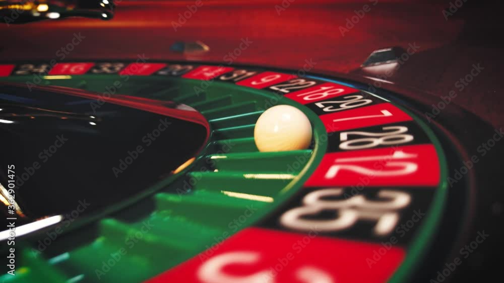 Roulette table close up at the Casino Roulette table close up at the Casino