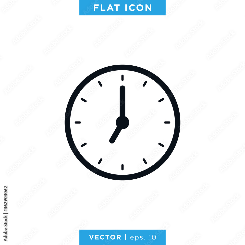 Clock Icon Design Template Clock Icon Design Template
