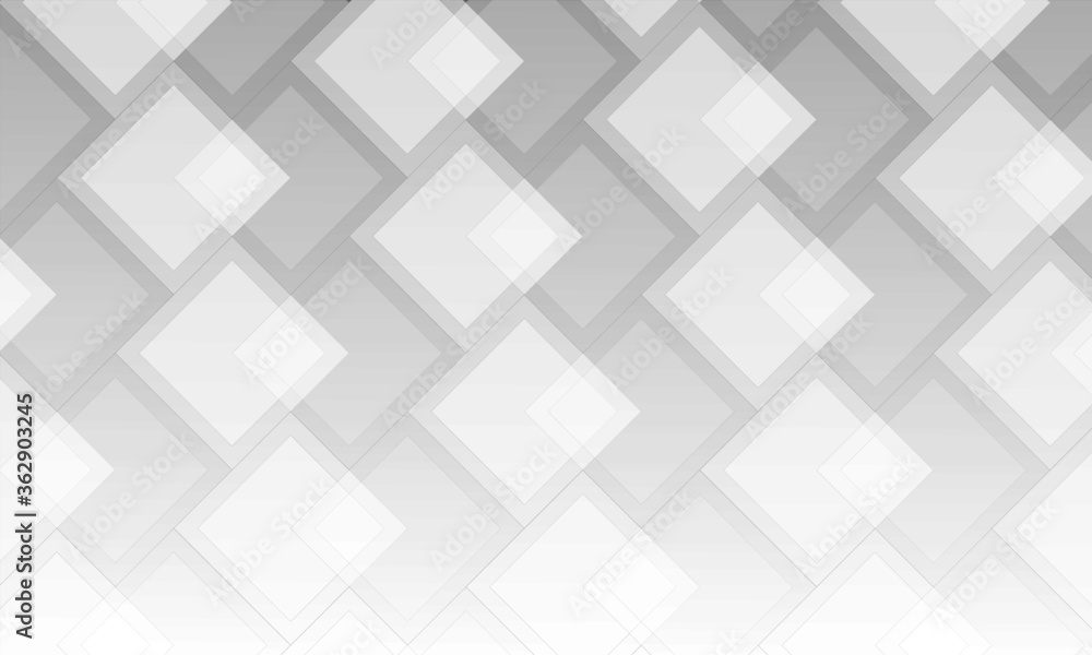 Abstract Geometric Square Layer Element With Cubes. Gray Pattern Corporate Background.