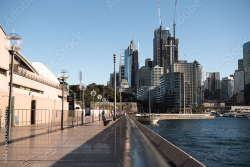 Photography "Sydney, NSW / Australia - April 17, 2020: Sydney Opera House and Circular Quay