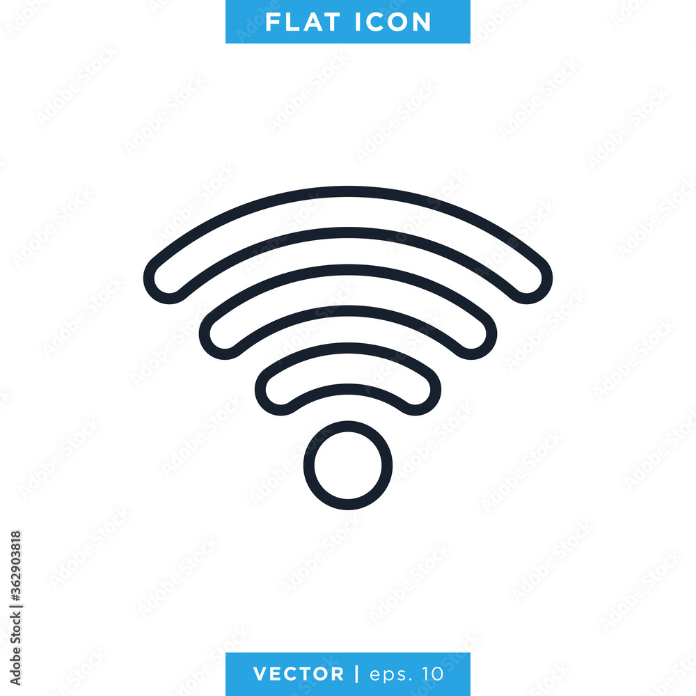Network Signal Icon Vector Logo Design Template Network Signal Icon Vector Logo Design Template