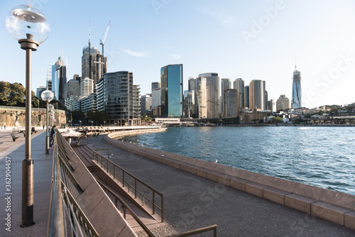 Photography "Sydney, NSW / Australia - April 17, 2020: Sydney Opera House and Circular Quay