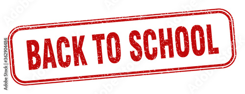 back to school stamp. back to school square grunge sign. label