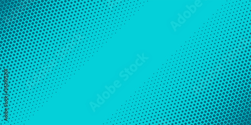 Abstract turquoise template with circle dots pattern design background