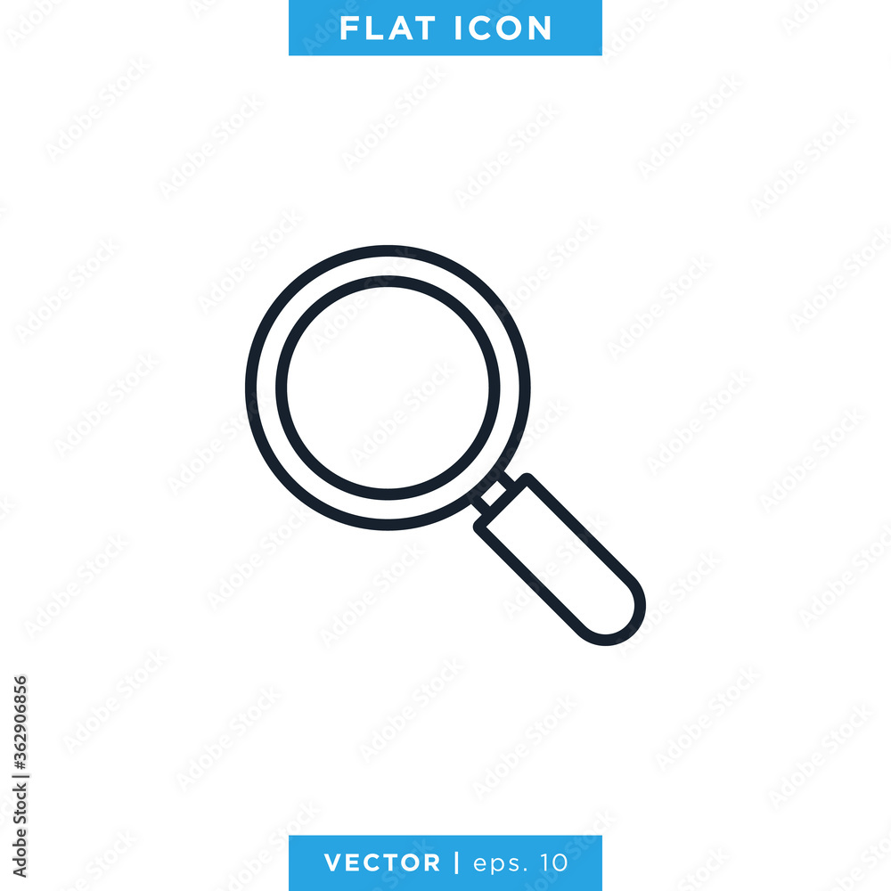 Magnifying Glass Icon Vector Design Template Magnifying Glass Icon Vector Design Template