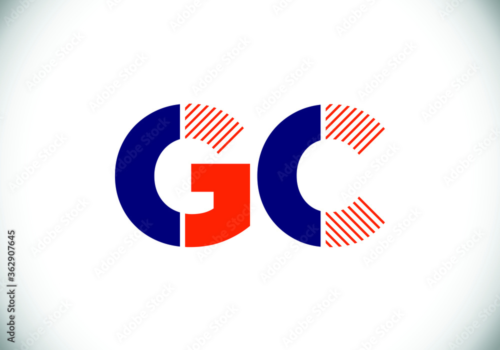 G C Initial Letter Logo design, Graphic Alphabet Symbol for Corporate Business Identity G C Initial Letter Logo design, Graphic Alphabet Symbol for Corporate Business Identity