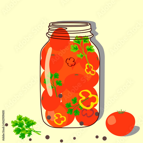 jar of tomatoes